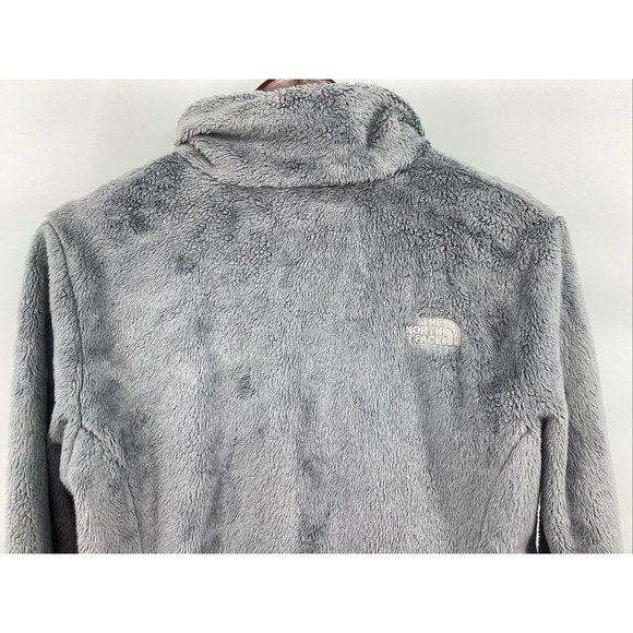 The North Face Women's M Osito 2 Fleece Jacket Gray Full Zip High Pile Soft Warm - Picture 4 of 6